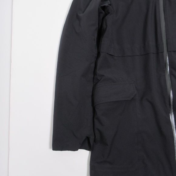 Lululemon Ivivva Brave The Rain Jacket Black Size 14 Hoodie Full Zip - Picture 4 of 12